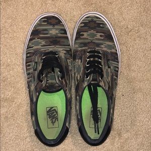 Camo vans size 10.5